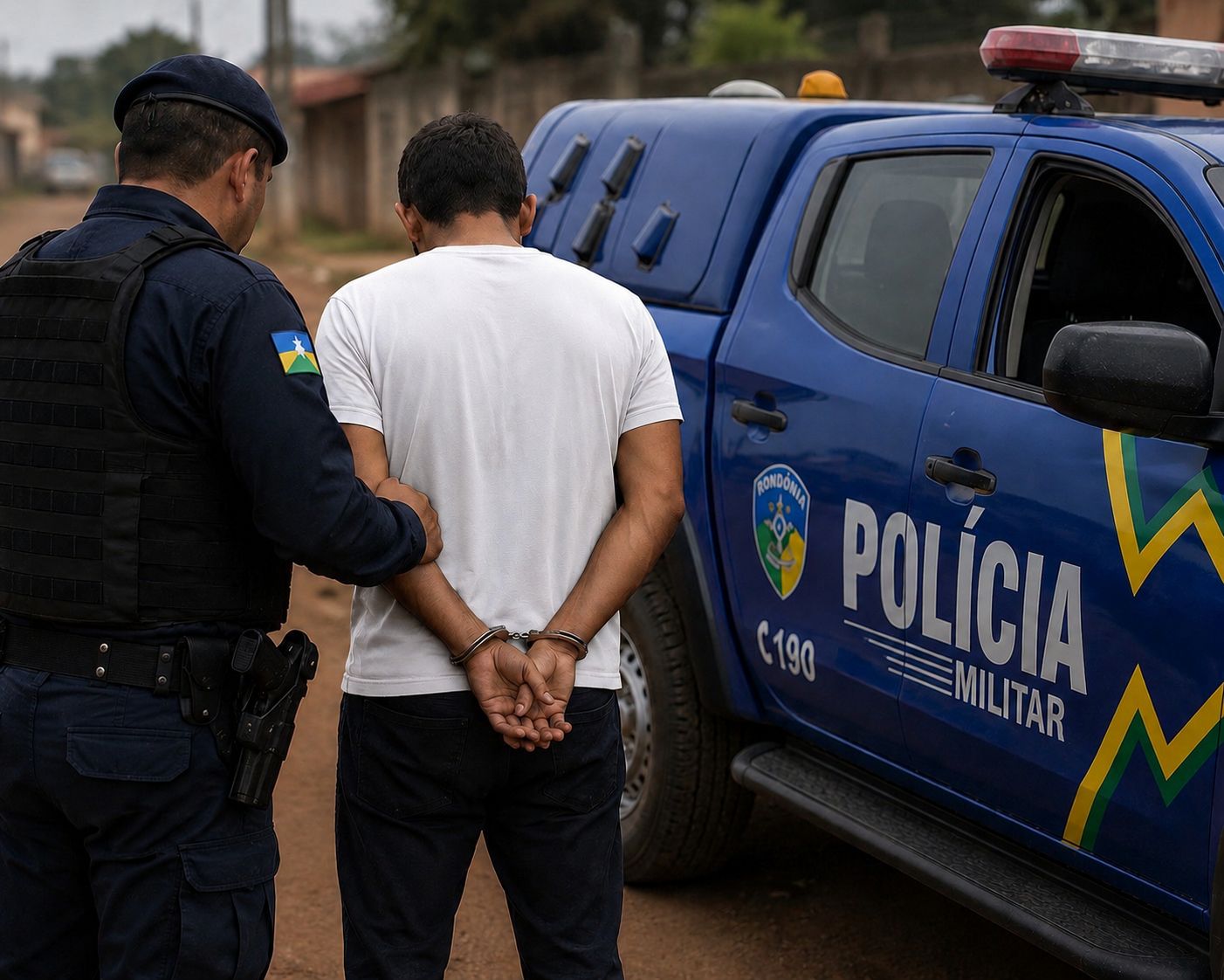 Foragido da Justiça de Minas Gerais é preso durante abordagem policial em Rondônia