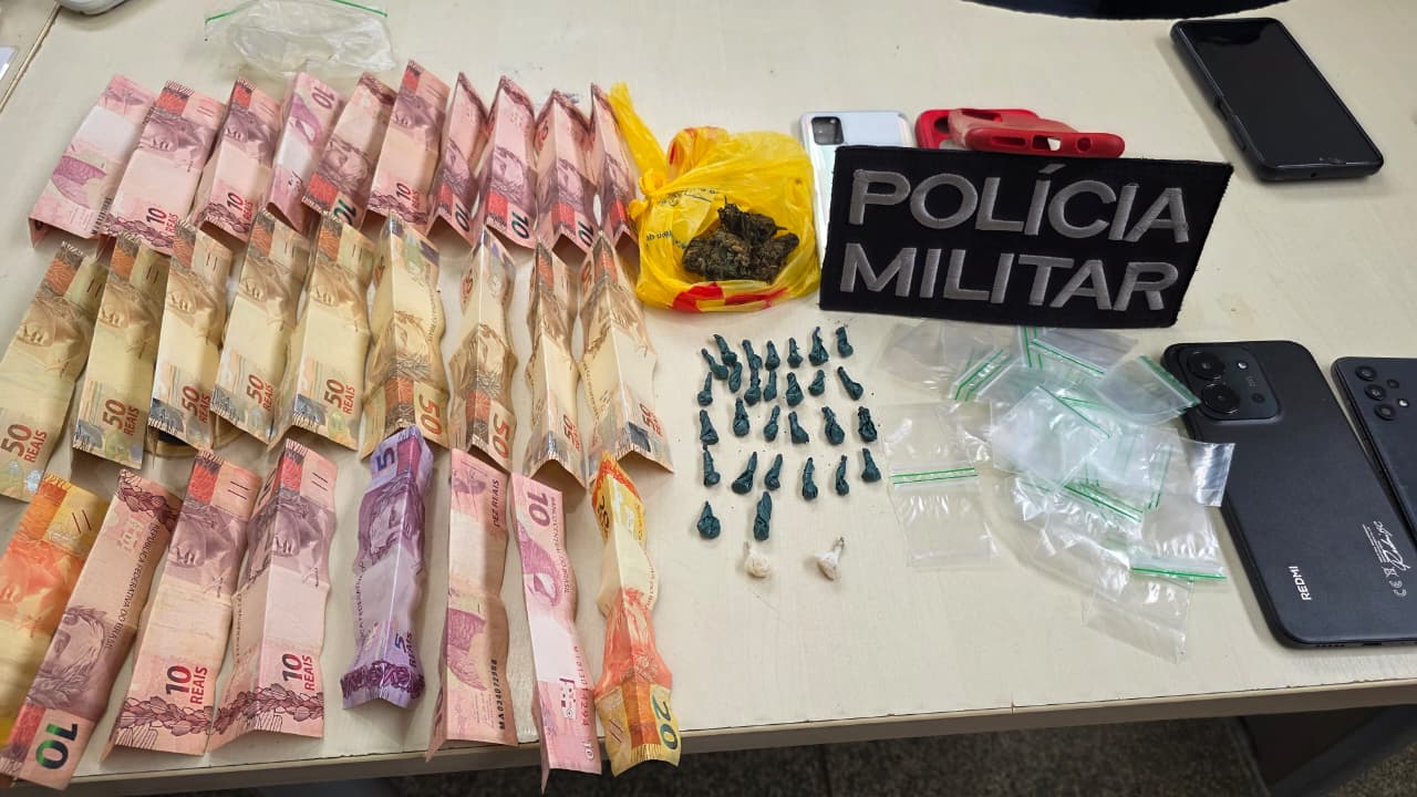 JI-PARANÁ: POLÍCIA MILITAR PRENDE SUSPEITO POR TRÁFICO DE DROGAS NO BAIRRO JK