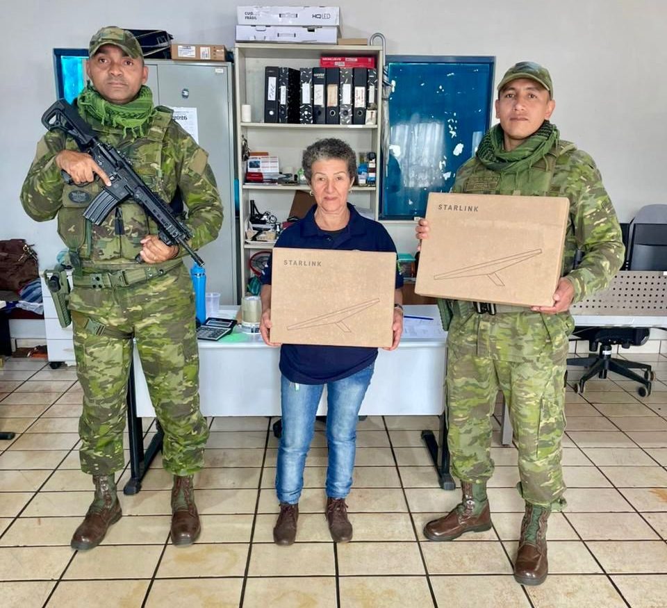 RECEITA FEDERAL DESTINA EQUIPAMENTOS STARLINK À POLÍCIA MILITAR PARA FORTALECER AÇÕES DE FRONTEIRA EM RONDÔNIA