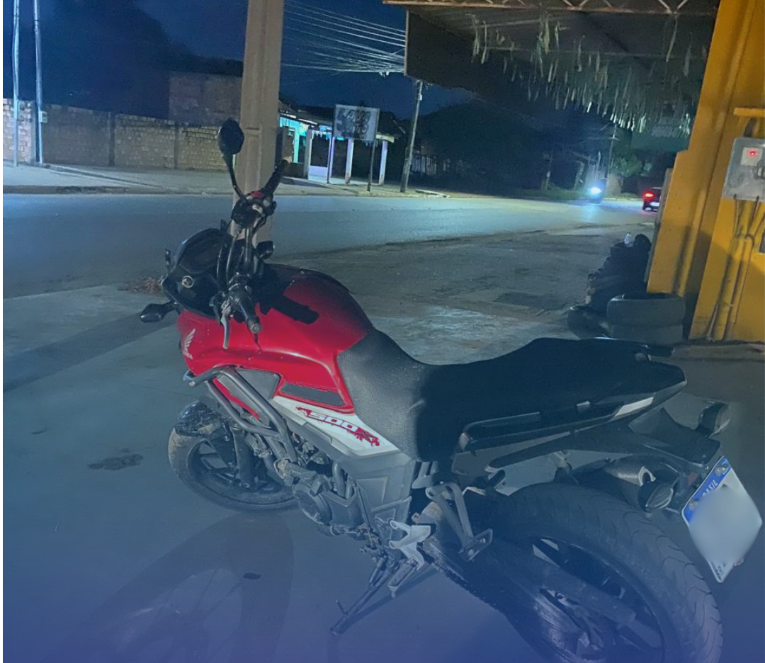 5º BPM RECUPERA MOTOCICLETA ROUBADA E REFORÇA COMBATE A CRIMES PATRIMONIAIS EM PORTO VELHO