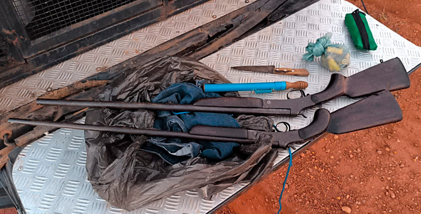 BRASIL CONTRA O CRIME ORGANIZADO – PMRO APREENDE ARMAS DE FOGO DURANTE OPERAÇÃO EM SÃO MIGUEL DO GUAPORÉ