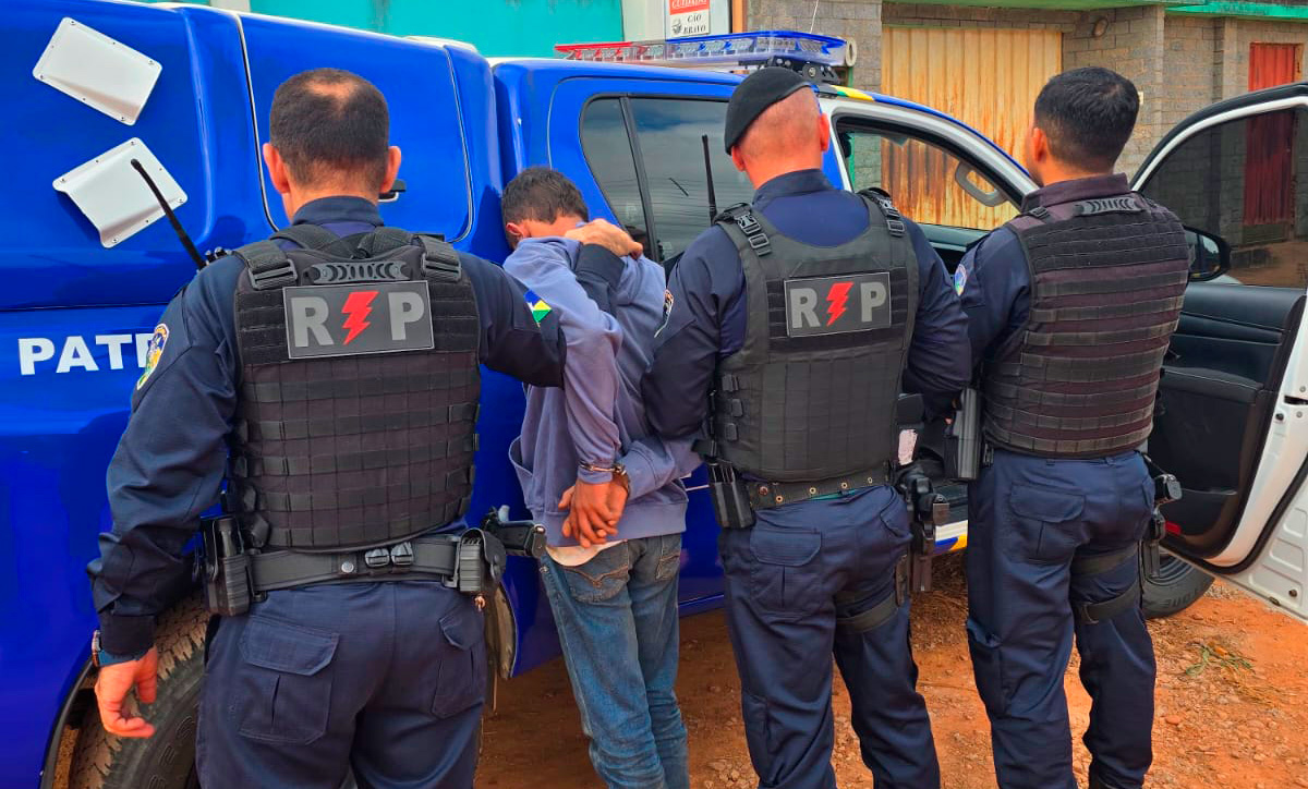 JI-PARANÁ – SUSPEITO DE HOMICÍDIO E OCULTAR VÍTIMA EM UM POÇO É PRESO PELA POLÍCIA MILITAR