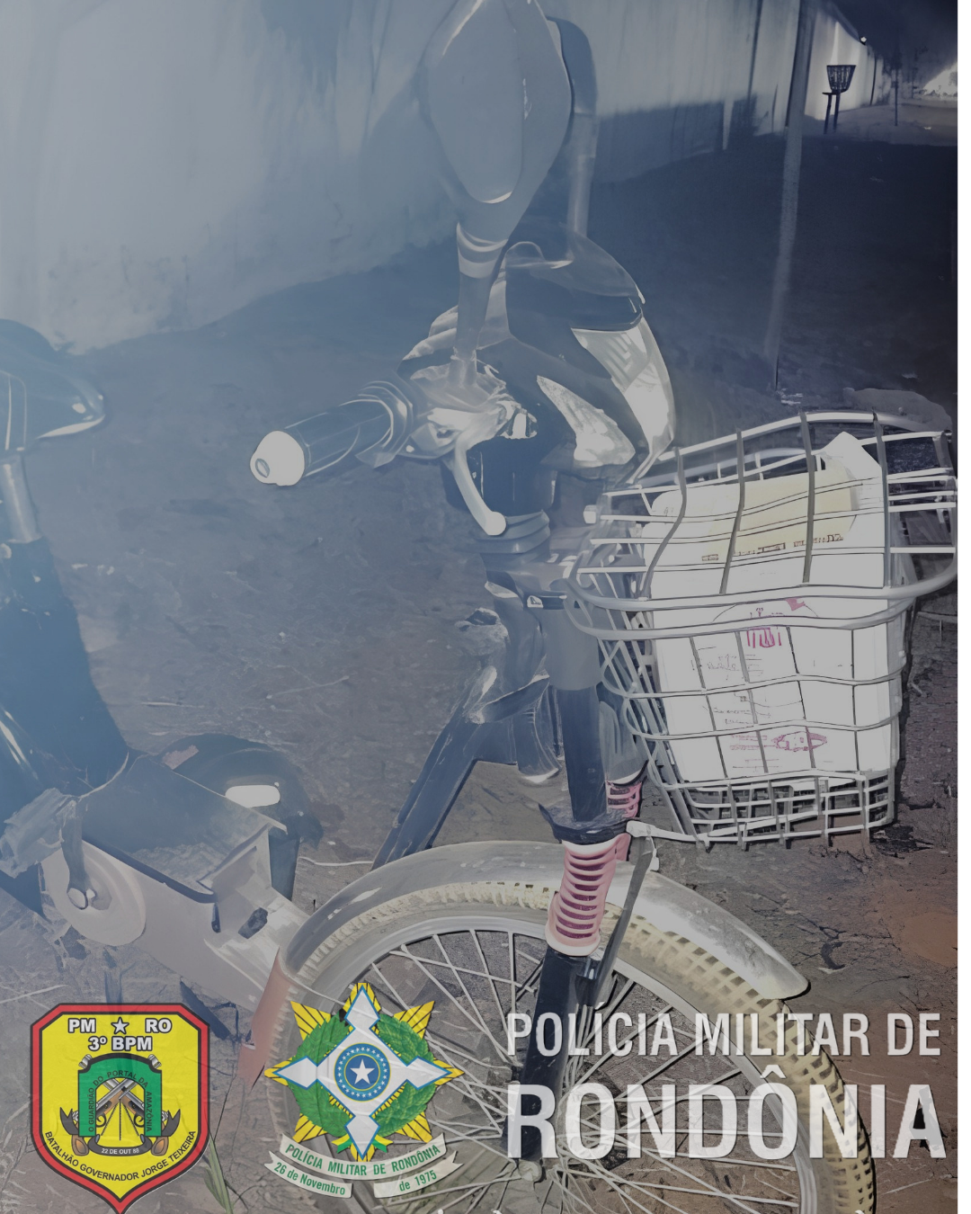 PMRO ATENDE OCORRÊNCIA DE TRÂNSITO ENVOLVENDO CARRO E BICICLETA ELÉTRICA EM VILHENA