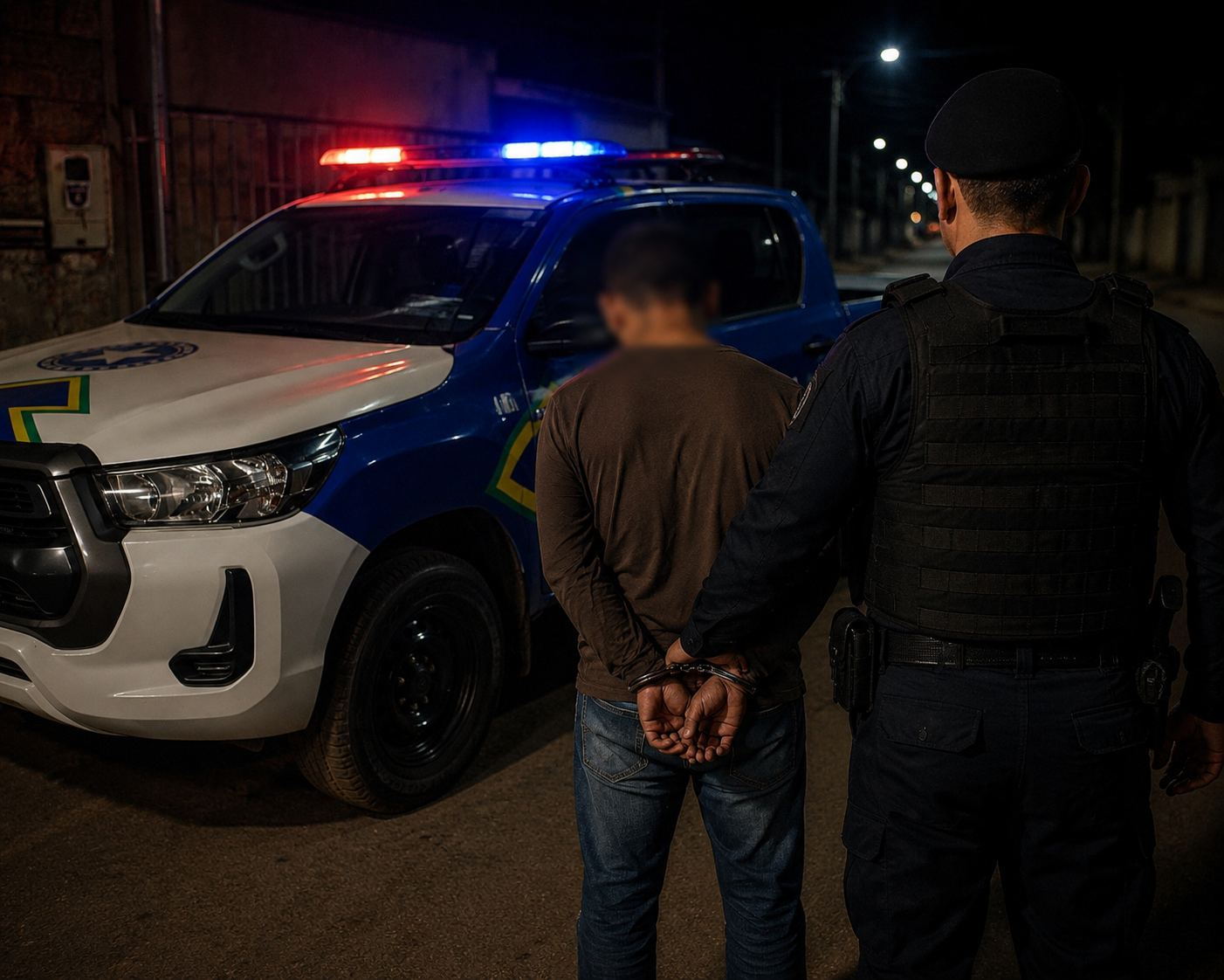 PMRO CAPTURA FORAGIDO DURANTE OPERAÇÃO DOMÍNIO DA LEI EM NOVA MAMORÉ