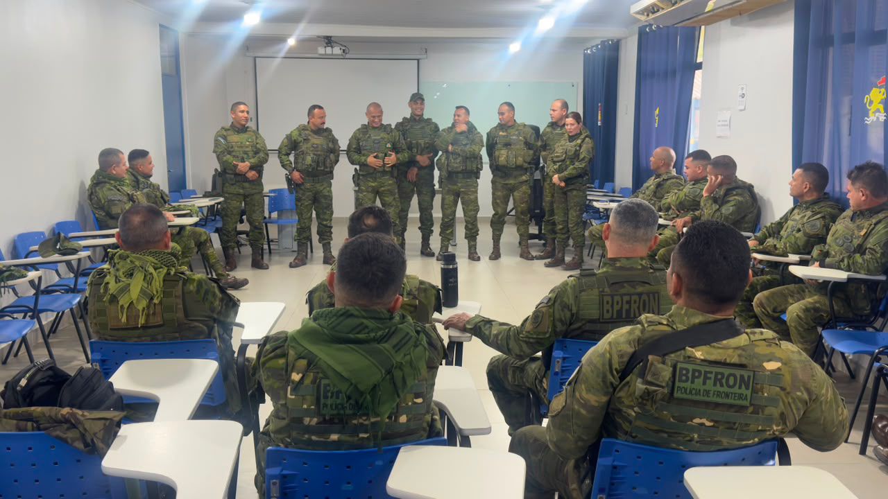 PMRO: COMANDANTE DO BPFRON RECEBE NOVOS INTEGRANTES E REFORÇA PLANEJAMENTO OPERACIONAL DA UNIDADE