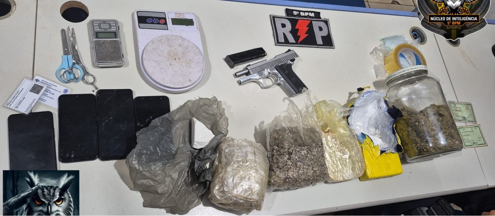 Polícia apreende grande quantidade de drogas e arma durante operação na Zona Leste de Porto Velho