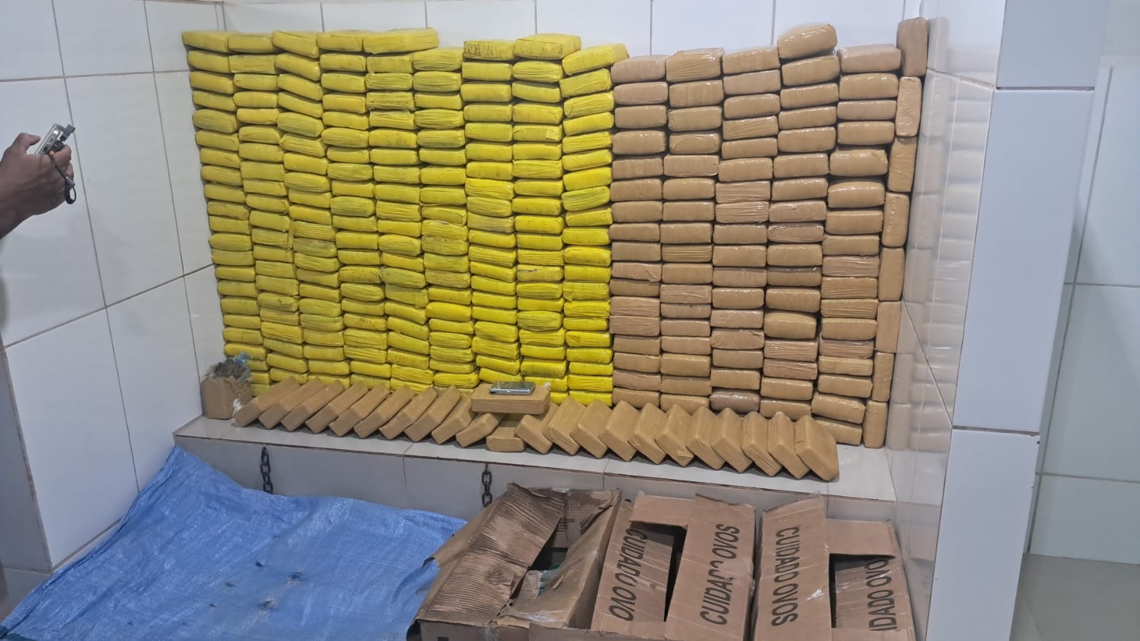 Polícia Militar de Rondônia aplica duro golpe ao tráfico e apreende mais de 328 kg de drogas em Cacoal