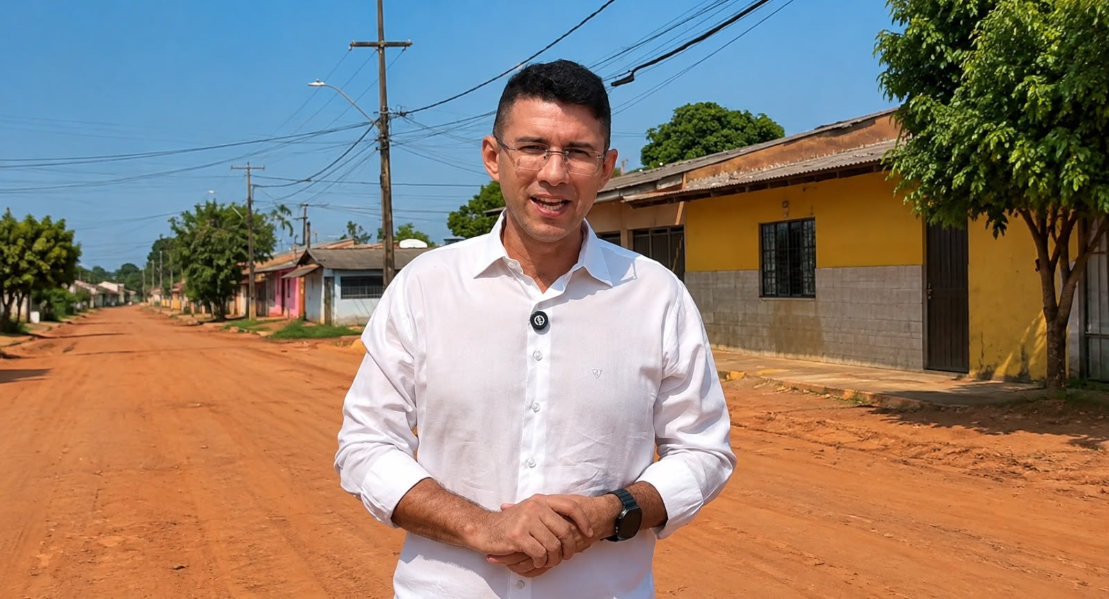 Avanço do Asfalto na Cidade Nova é Acompanhado por Pedro Geovar