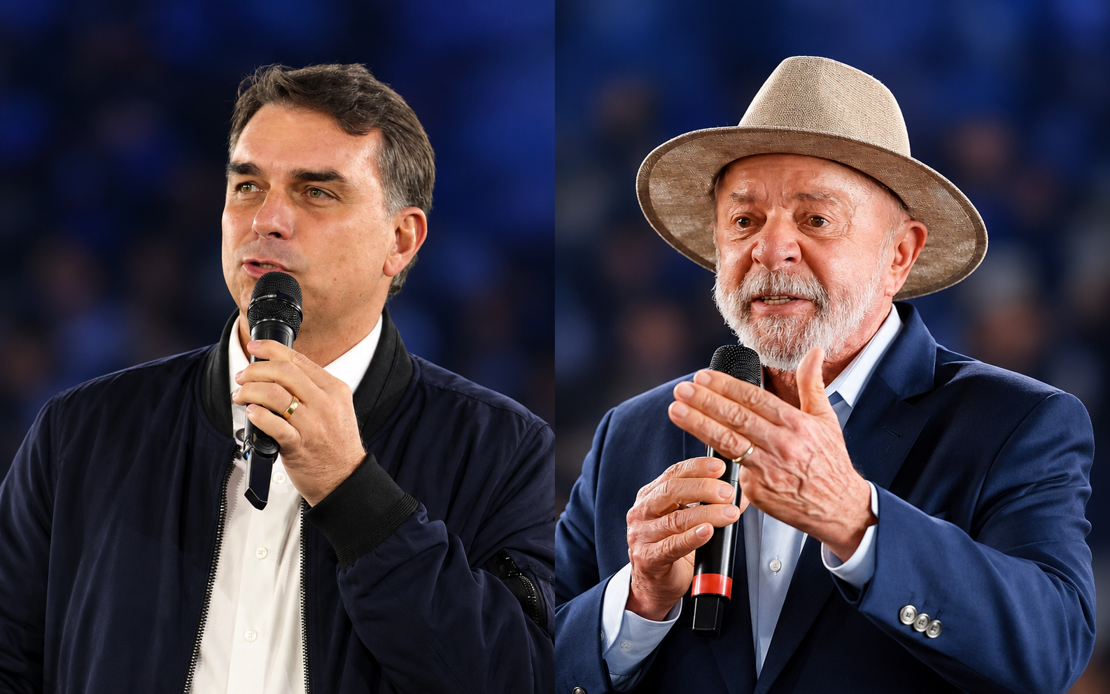 Flávio Bolsonaro lidera com 52% dos votos válidos, Lula tem 48%