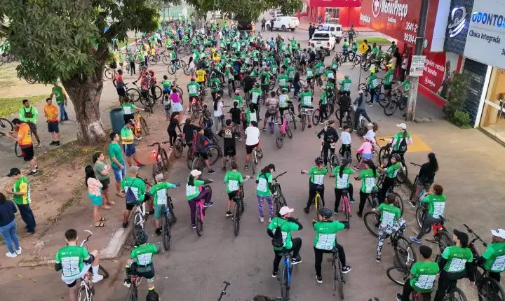5ª Pedalada pela Natureza reúne mais de 600 participantes durante a Semana do Meio Ambiente em Alta Floresta d’Oeste