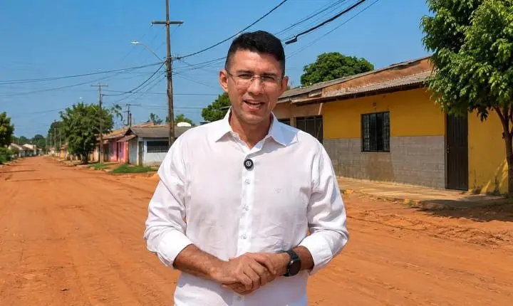Avanço do Asfalto na Cidade Nova é Acompanhado por Pedro Geovar